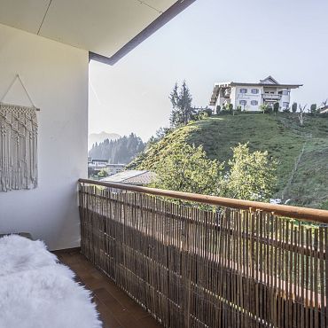 Balkon mit Gartenblick